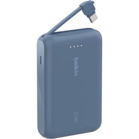 Belkin Boostcharge Entegre Type-C Kablolu 10.000 mAh Pd 20W Mavi Powerbank