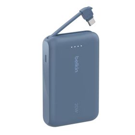 Belkin Boostcharge Entegre Type-C Kablolu 10.000 mAh Pd 20W Mavi Powerbank