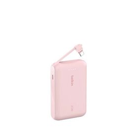 Belkin Boostcharge Entegre Type-C Kablolu 10.000 mAh Pd 20W Pembe Powerbank