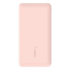 Belkin BPB011btRG 10.000 mAh + Powerbank USB-C ve USB-A Port USB-A USB-C Açık Pembe Kablo