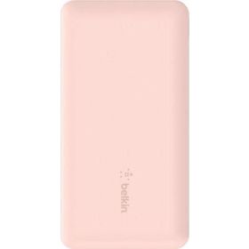 Belkin BPB011btRG 10.000 mAh + Powerbank USB-C ve USB-A Port USB-A USB-C Açık Pembe Kablo