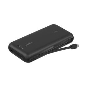 Belkin BPB024HQBK 20.000 mAh 30W Entegre Usb‑C Kabloyla Siyah Powerbank
