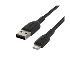 Belkin Braided Lightning 2 mt Siyah Şarj ve Data Kablosu