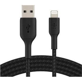 Belkin Caa002bt2mbk Braided Lightning 2 m Siyah Kablo