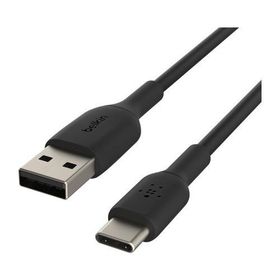 Belkin CAB002BT1MBK 1 m Gümüş-Siyah Type-C Örgülü Data & Hızlı Şarj Kablosu