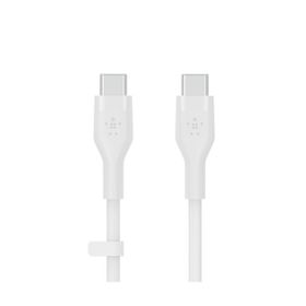 Belkin CAB009BT1MBW2PK Type C-C Silikon 1 mt 2'li Paket Beyaz Kablo