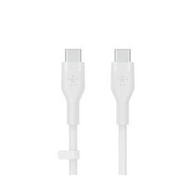 Belkin CAB009BT1MBW2PK Type C-C Silikon 1 mt 2'li Paket Beyaz Kablo