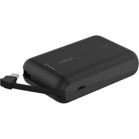 Belkin Entegre Type-c Kablolu Boostcharge 10.000 mAh PD 20W Siyah Powerbank