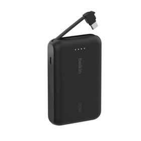 Belkin Entegre Type-c Kablolu Boostcharge 10.000 mAh PD 20W Siyah Powerbank