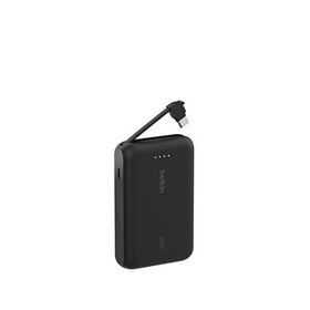 Belkin Entegre Type-c Kablolu Boostcharge 10.000 mAh PD 20W Siyah Powerbank