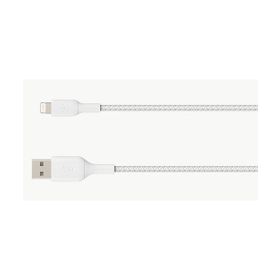 Belkin Örgülü Apple Lightning 2 m Siyah Hızlı Şarj ve Data Kablosu