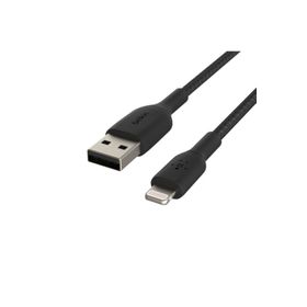 Belkin Örgülü Apple Lightning 2 m Siyah Hızlı Şarj ve Data Kablosu