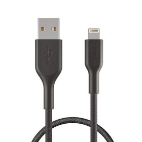 Belkin Playa PMBK1002bt1MPBB 1 mt Siyah Örgülü Lightning Kablo