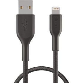 Belkin Playa PMBK1002bt1MPBB 1 mt Siyah Örgülü Lightning Kablo