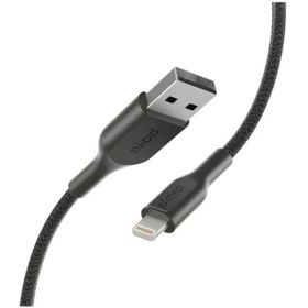 Belkin Playa PMBK1002bt1MPBB 1 mt Siyah Örgülü Lightning Kablo