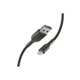 Belkin Playa PMBK1002bt1MPBB 1 mt Siyah Örgülü Lightning Kablo