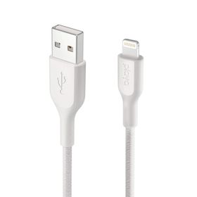 Belkin Playa PMWH1002bt1MPBB 1 mt Beyaz Örgülü Lightning Kablo