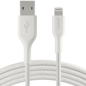 Belkin Playa PMWH1002bt1MPBB 1 mt Beyaz Örgülü Lightning Kablo