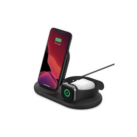 Belkin Siyah 3-in-1 Apple Ürünleri için Kablosuz Şarj Cihazı