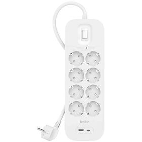 Belkin Usb-C-Usb-A 8X 2 mt Akım Korumalı Priz