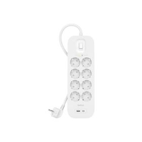 Belkin Usb-C-Usb-A 8X 2 mt Akım Korumalı Priz