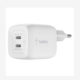 Belkin WCH011VFWH Dual Usb-C 45W Şarj Cihazı Beyaz Şarj Aleti