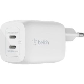 Belkin WCH013VFWH 68W Çift USB-C Power Delivery GaN Duvar Şarj Cihazı