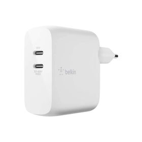 Belkin WCH013VFWH 68W Çift USB-C Power Delivery GaN Duvar Şarj Cihazı