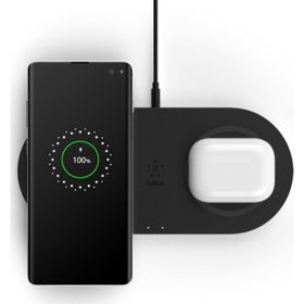 Belkin WIZ002VFBK İkili Kablosuz Siyah Şarj Cihazı