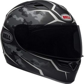 Bell PS Qualifier Stealth Matt Black White Full Face Motosiklet Kaski