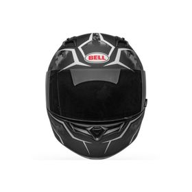 Bell PS Qualifier Stealth Matt Black White Full Face Motosiklet Kaski