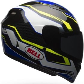 Bell PS Qualifier Torque Blue Yellow Full Face Motosiklet Kaski