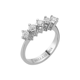 Bella Gloria AL15002 0.75Ct Pırlanta Beştaş Alyans