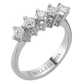 Bella Gloria AL15002 0.75Ct Pırlanta Beştaş Alyans