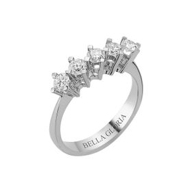 Bella Gloria AL15002 0.75Ct Pırlanta Beştaş Alyans