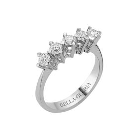 Bella Gloria AL15002 0.75Ct Pırlanta Beştaş Alyans