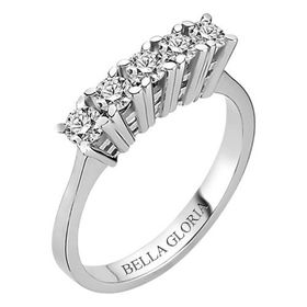 Bella Gloria AL15007 0.51Ct Pırlanta Beştaş Alyans