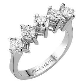 Bella Gloria AL15010 1.21Ct Pırlanta Beştaş Alyans