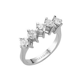 Bella Gloria AL15010 1.21Ct Pırlanta Beştaş Alyans
