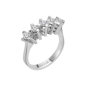 Bella Gloria AL15017 0.75Ct Pırlanta Beştaş Alyans