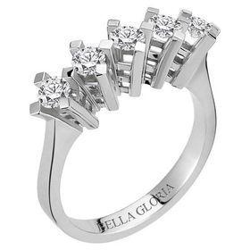 Bella Gloria AL15017 0.75Ct Pırlanta Beştaş Alyans