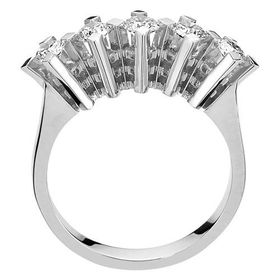 Bella Gloria AL15017 0.75Ct Pırlanta Beştaş Alyans