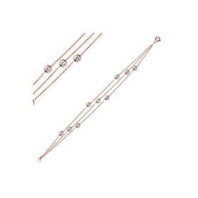 Bella Gloria GB00109 Gümüş Rose Şelale Bileklik