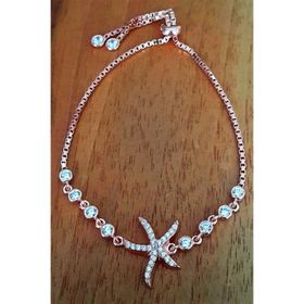 Bella Gloria GB00307 Deniz Yıldızı Rose Gümüş Bileklik