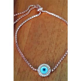 Bella Gloria GB00318 Sedef Gözlü Rose Gümüş Bileklik