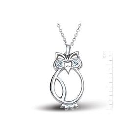 Bella Gloria GK00107 Altın Kaplamalı Gümüş Baykuş Kolye