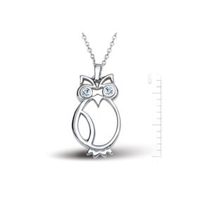 Bella Gloria GK00107 Altın Kaplamalı Gümüş Baykuş Kolye