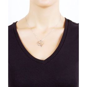 Bella Gloria GK00131 Pırlanta Rose Şans Kolyesi