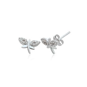 Bella Gloria GK00162 Tek Taşlı Kalp Gümüş Kolye