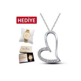 Bella Gloria GK00179 Sade Kalp Kolye